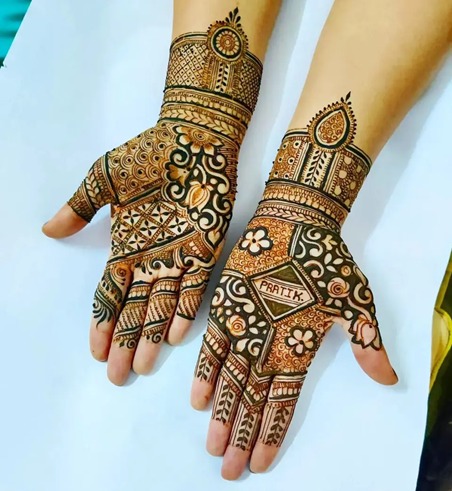 Modern Mehndi Design